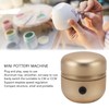 Mini Pottery Wheel Machine Stepless Speed Regulation Portable Gold Pottery