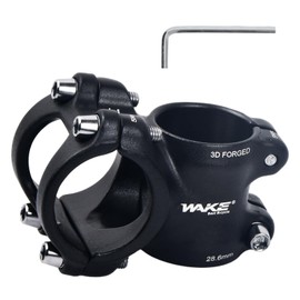 Bicycle Stem 35mm ± 7° Adjustable Bicycle Handlebar Riser for 31.8mm Handlebar Handle Bar Stem Bike Stem Aluminum Mountain Bike Clamp Stem Road Bike Mountain Bike Road Bike Cross Bike (Black)