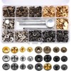 Snap Fastener Kit, 120 Sets Snap Buttons and 4 Pcs