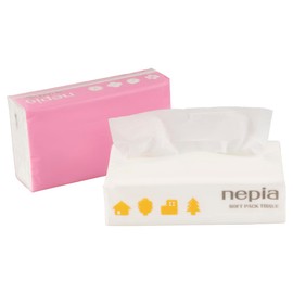 Nepia Tissue Soft Pack, 400 Sheets (200 Pairs) x 5 Packs, Value Large Capacity