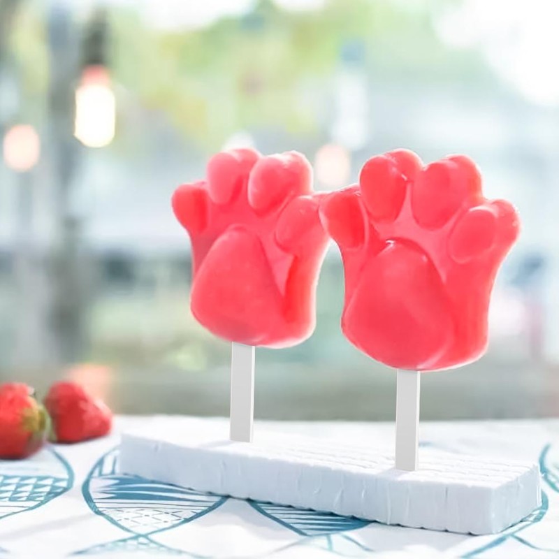 50PCS Acrylic Popsicle Sticks Reusable Cakesicle Sticks Party Favors for