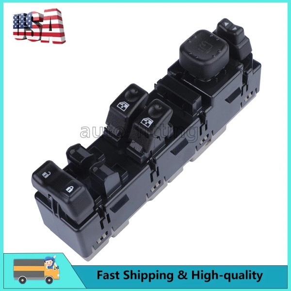 LUKYUCHA Master Power Window Switch For 2003-2007 Chevy Silverado GMC