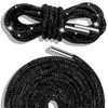 Lekgavd 2PCS Rhinestone Glitter Shoelace Ropes, 47" Shiny Crystal Replacement