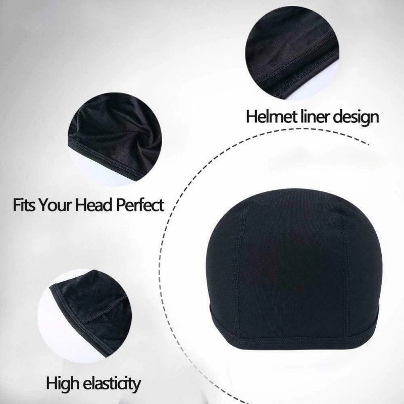 Unbranded 4PCS Running Skull Cap Helmet Liner Beanie Moisture Wicking