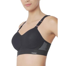 Triumph Womens Triaction Hybrid Lite Ex Racerback Sports Bra, Black, 32E UK