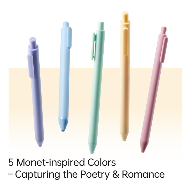 Kaco PURE Gel Ink Pens Sunrise Impression Series 5 Pieces