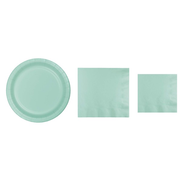 Baxters Party Bundles Bulk, Mint Green, 96 Count 7 Inch