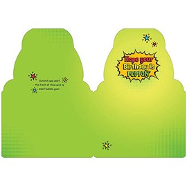 Paper House Bubble Gum Machine Scratch and Sniff Birthday Card for Kids