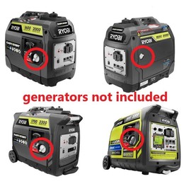 Compatible replacement knob for Ryobi 2000, 2050, 2200, 2300 watts inverter generator for the Off-Choke-Run switch selector and compatible screw - new 3d printed part