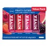Nivea Fruit 4 piece variety pack, 0.17 Ounce