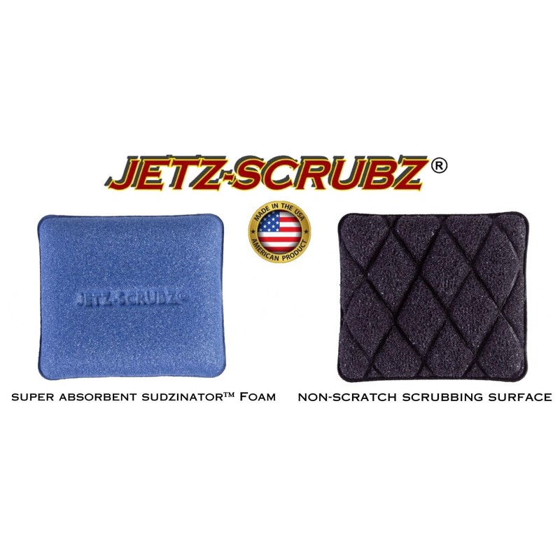 The Original Magic Jetz-Scrubz J27 Kitchen Scrubber Sponge Rectangle, Pack