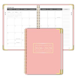 Monthly Planner 2026-2028, 2026-2028 Calendar 36 Months, 8.5" x 11", Jan 2026- Dec 2028,Metal corner protectors with Spiral Bound, 3 Years Academic Planner Perfect for School & Office for Women & Men