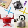 SourceTon 6 Juegos de triángulos de Silicona Plegable Antideslizante, diseño