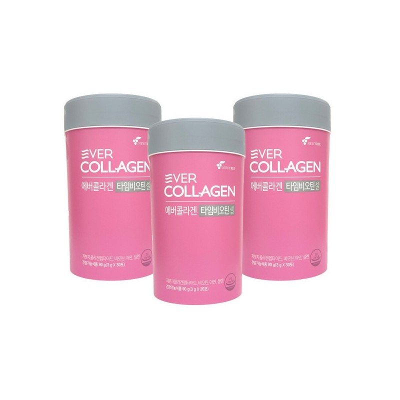 Ever Collagen Time Biotin Cell 3g x 30 Packets (3