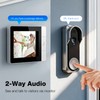 KEPEAK Doorbell Camera Wireless, Video Door Bell Battery with Monitor