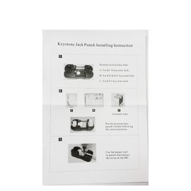 iMBAPrice Keystone Jack Punch Down Stand Holder for Cat5E/Cat6 and RJ11/RJ12 Keystone Jacks (Pack of 2)