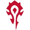 Horde Vinyl Sticker Decal (2.4" x 4", Real Red)