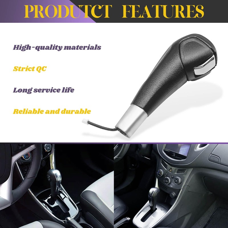 SYudwen Automatic Transmission Gear Shift Knob Handle Replace# 95179700 42539376