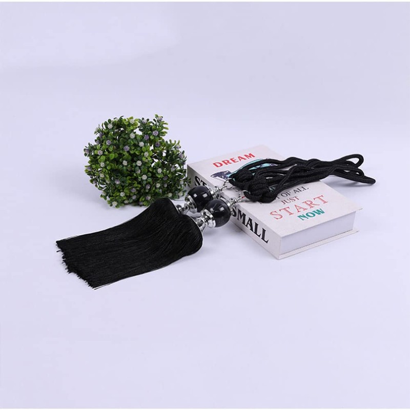 1Pair Curtain Tassel Tieback Beaded Tassel Curtain Tie Rope Decoration
