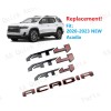 GMC 4PC Gloss Black Red Door Rear Tailgate AT4 Acadia