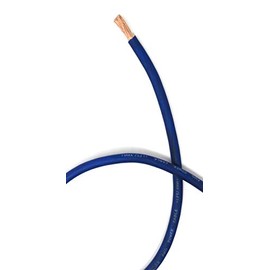 10 ft CCA 8 Gauge Oversized Blue Power Ground Wire Sky High Car Audio