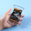 Acrylic Card Holder Screw Trading Card Protector 35 PT Clear