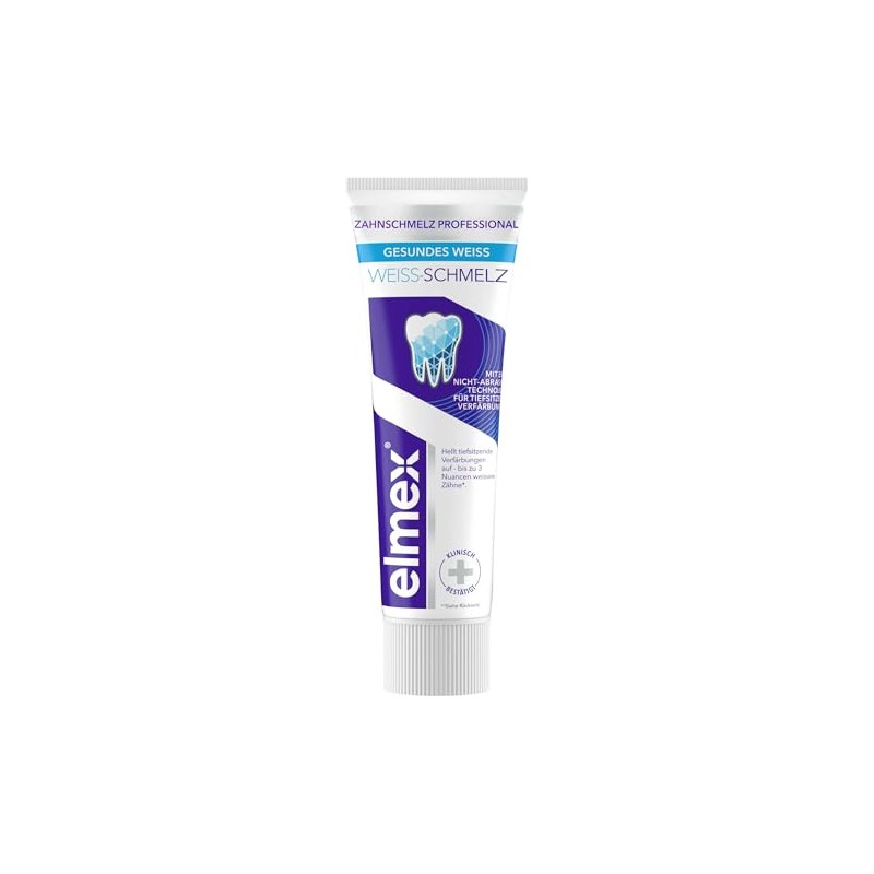 elmex Opti-Schmelz Professional Toothpaste White Enamel 2 x 75 ml
