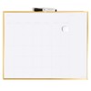 U Brands Magnetic Dry Erase Calendar Whiteboard for Wall, 20"x16",