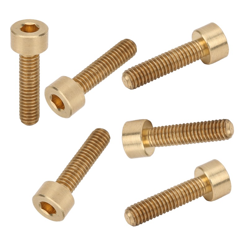 50Pcs Cap Hex Socket Screw Copper Fastener Hardware Tools Industrial