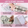 AOPEFNX Budget Binder, Cute A6 Money Saving Binder with Zipper