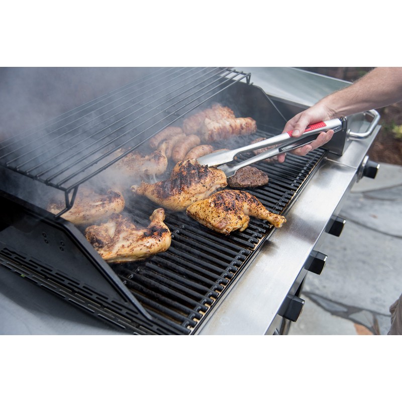 Char-Broil Comfort Grip Locking Tongs, stainless steel