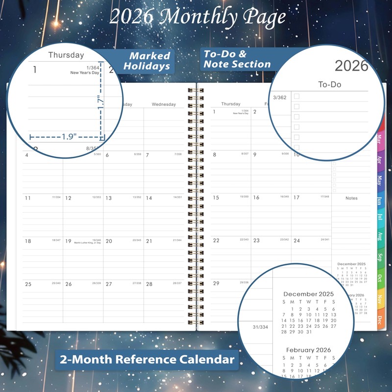 2026 Planner - Planner 2026, 2026 Planner weekly and monthly,