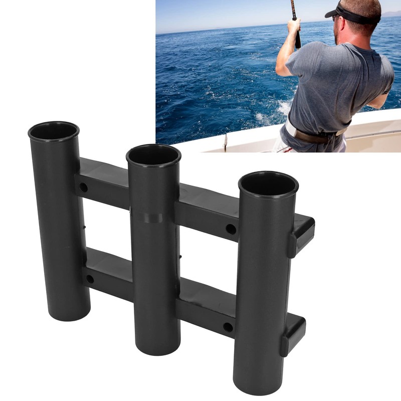 Rod Holder Multifunctional ABS Rod Holder with 4 Screws 3
