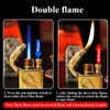 Magic Dual Flame Crocodile Lighter, Torch & Soft Flame Lighter,