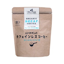Organic JAS Caffeinated Coffee Instant Type Mussoo 1.4 oz (40 g) Decaffeinated Organic