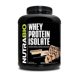 NutraBio NutraBio Whey Protein Powder Isolate Supplement ?C 25g of Protein Per Scoop with Complete Amino Acid Profile - Soy and Gluten Free - Zero Fillers and Non-GMO - Chocolate Peanut Butter - 5 Lbs.