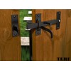 TERF® Heavy Duty Suffolk Gate Latch Door Lock Black Thumb