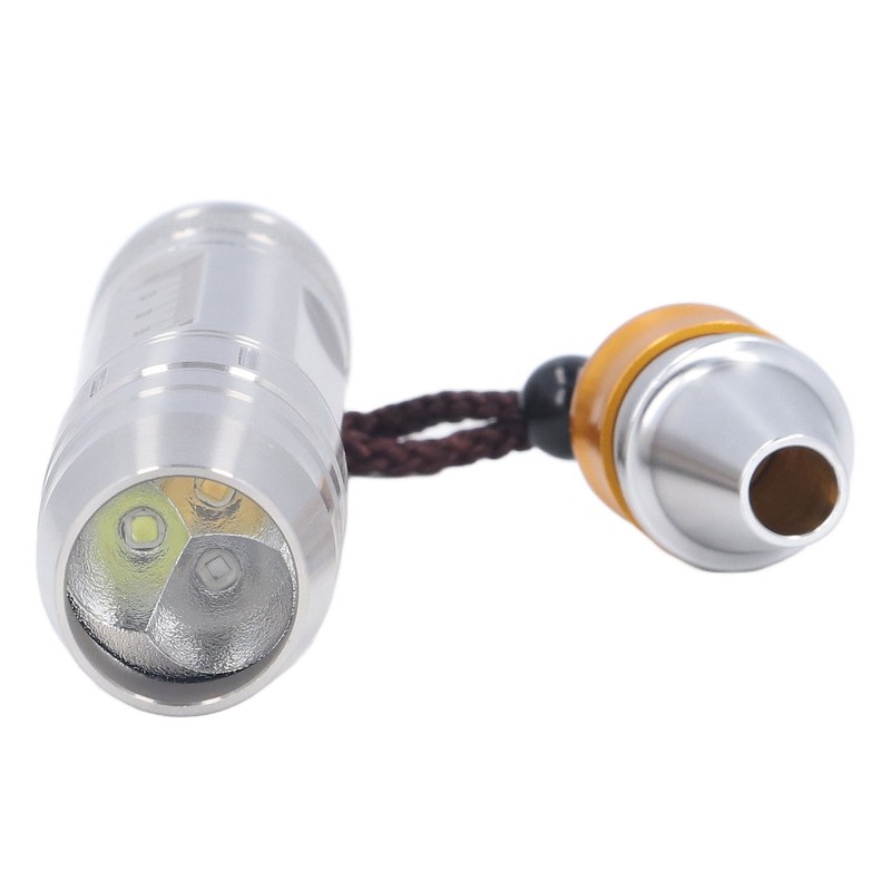 Identification Flashlight 3LED 3 Color Modes High Brightness Pocket Jade