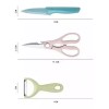 ML Cuchillos Cocina Profesionales Acero Inoxidable Color Pastel