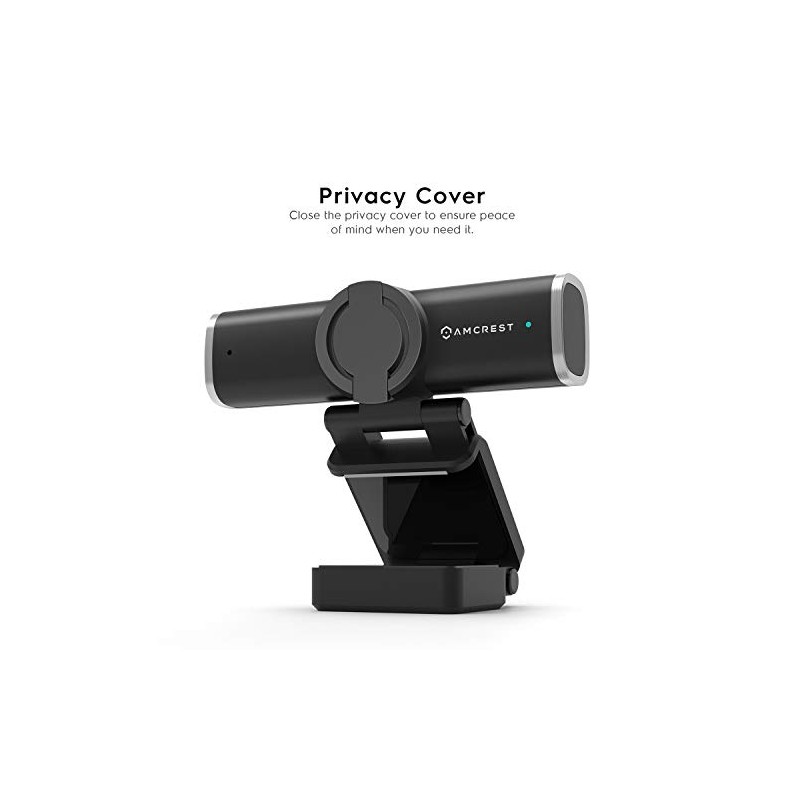 Amcrest Cámara Web 1080P con Micrófono para Escritorio, Cámara Web