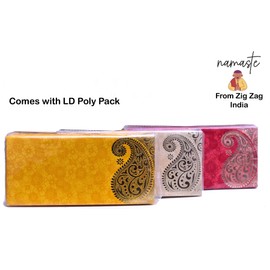 zig zag Elegant Money Gifting Envelopes Perfect for Weddings, Invitations, Baby Shower Shagun Cash Gift of Prosperity Multi Color Pack of 50