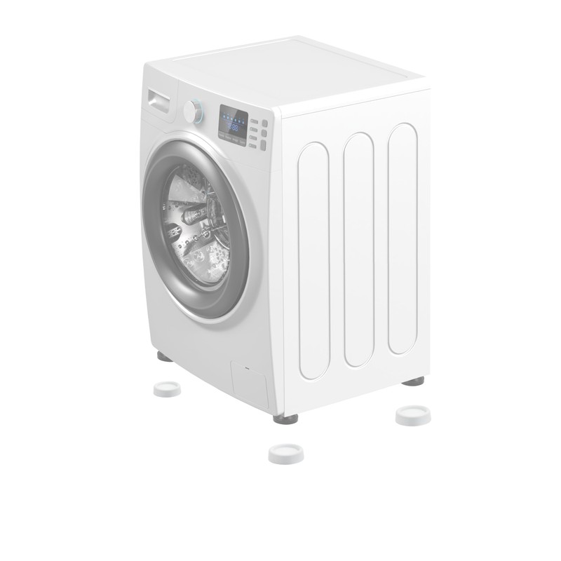 Meliconi Set of 4 Rubber Anti-Vibration Washing Machine and Dryer