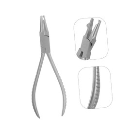 Mipcase Eyeglass Adjustment Pliers Durable Stainless Steel Nose Pad Tool for Glasses Repair and Maintenance Comfortable Anti-slip Handle for Personal and Professional Use