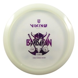 Viking Discs | Barbarian | Straight Flying Disc Golf Driver | Storm Plastic