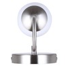 Novalee 1-Light Vanity Fixture – Brushed Nickel, Flat Opal Glass,