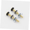 SHINEOFI 2pcs Toilet Tank Bolts Durable Toilet Seat Fittings for