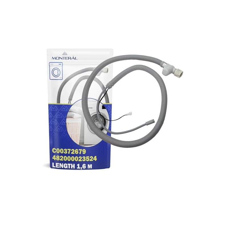 Aquastop Dishwasher Hose Length 1.6 m with Original Code C00372679