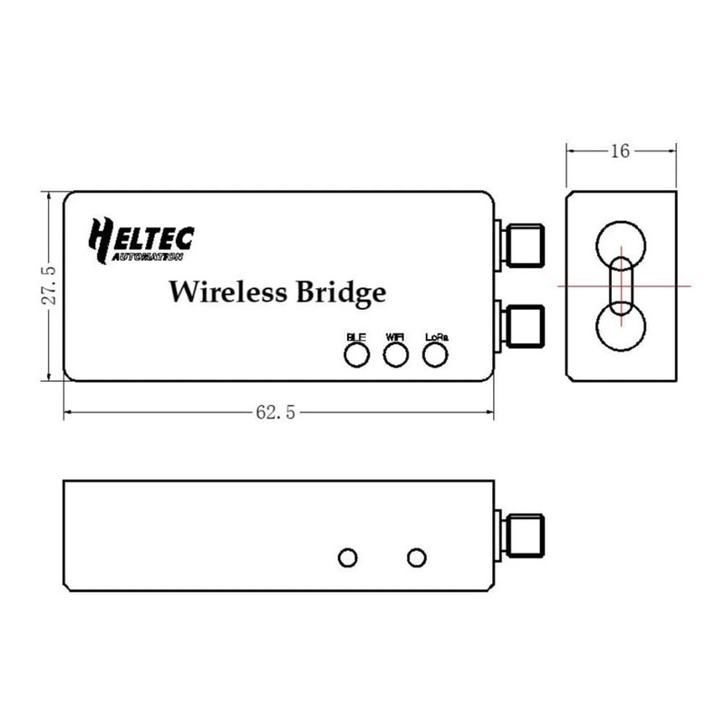 Heltec LoRa Wireless Bridge ESP32 and SX1276 Chip LoRa Node