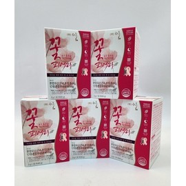 Detailed page [4+1 box] 30 packets of vaginal lactic acid bacteria for women, bloom, 17 types of mixed lactic acid bacteria, 5-month supply / [4+1박스] 여자를 위한 질유래유산균 30포 꽃피워라 17종 혼합유산균 5개월분