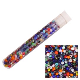 Czech Glass Seed Bead ~ Size 8/0 ~ Vial Tube Multi Mix Colors & Finishes